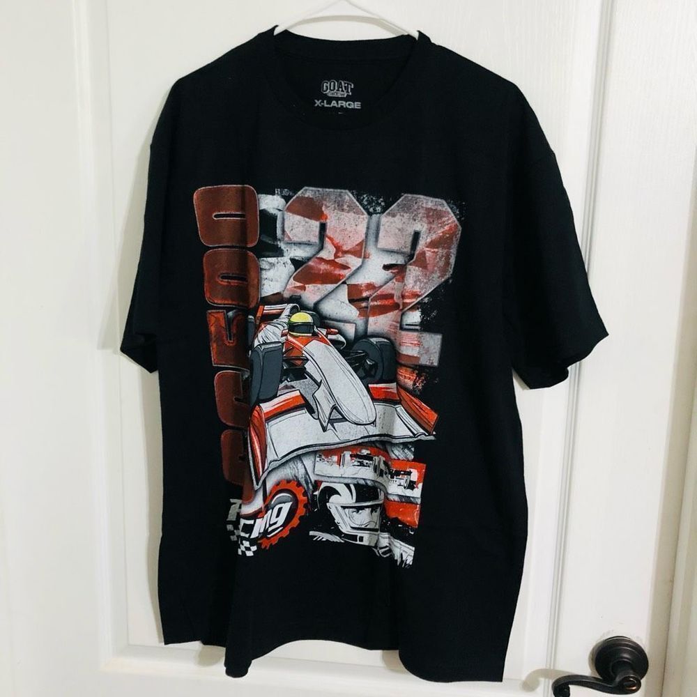 Brand New Goat Crew Racing F1 Short Sleeve T-Shirt Black For‎ Women XLarge